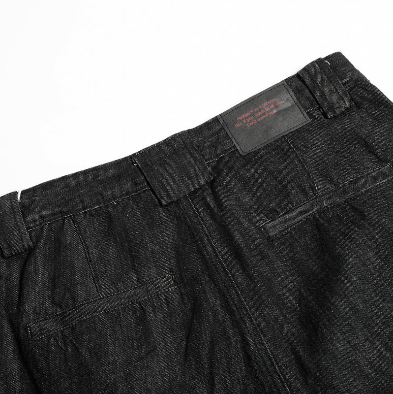 Barrel Leg Jeans Black