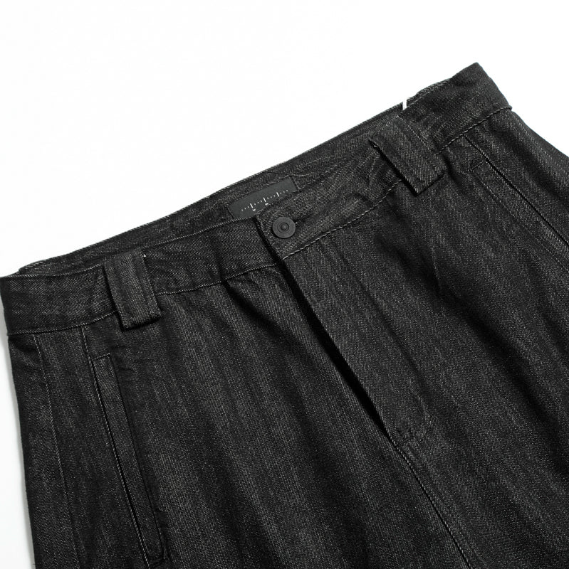 Barrel Leg Jeans Black
