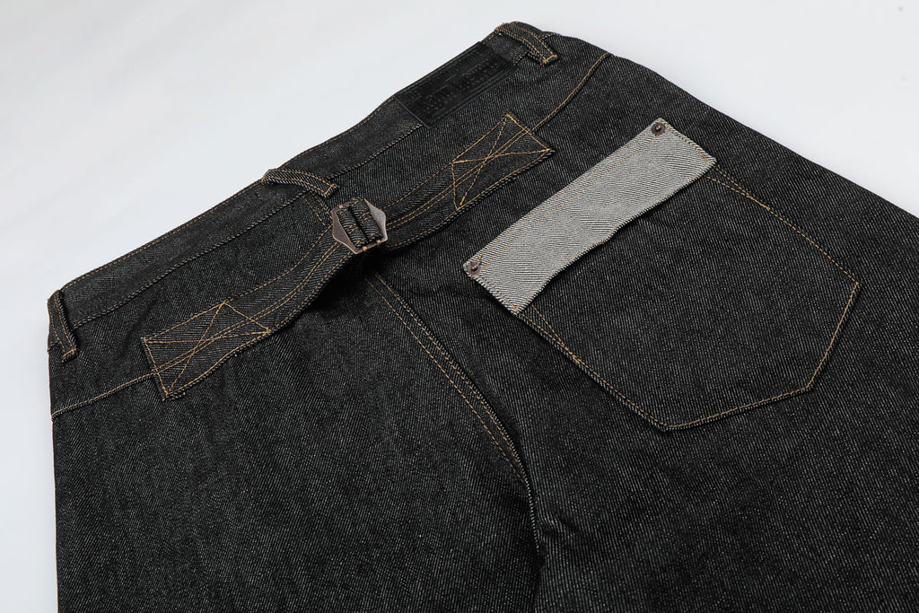 Buckle Baggy Denim Pant