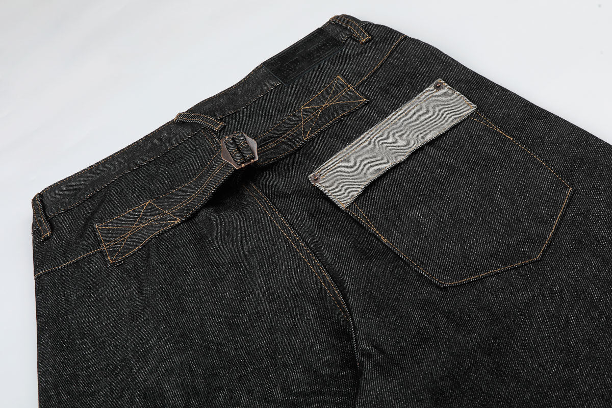 Buckle Baggy Denim Pant