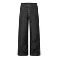 Buckle Baggy Denim Pant