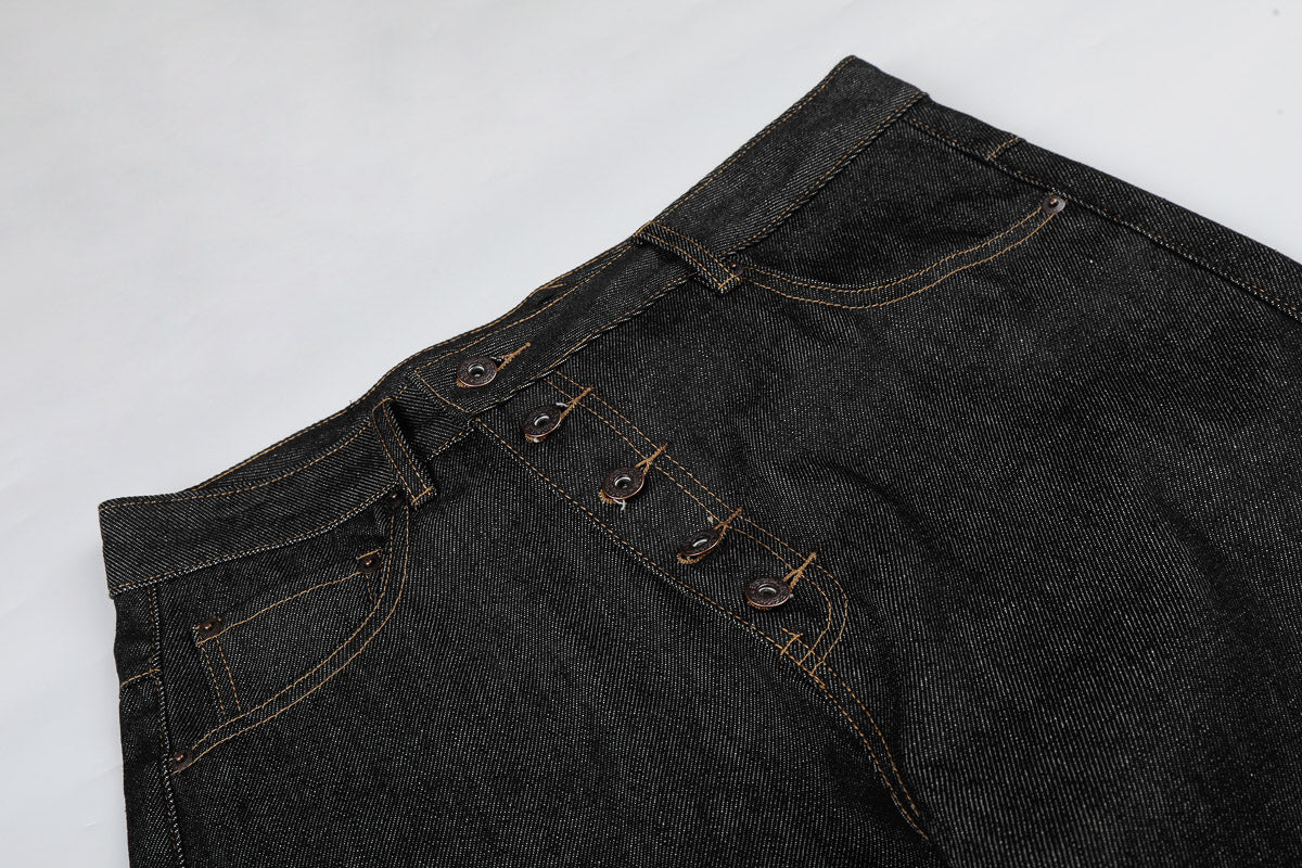 Buckle Baggy Denim Pant