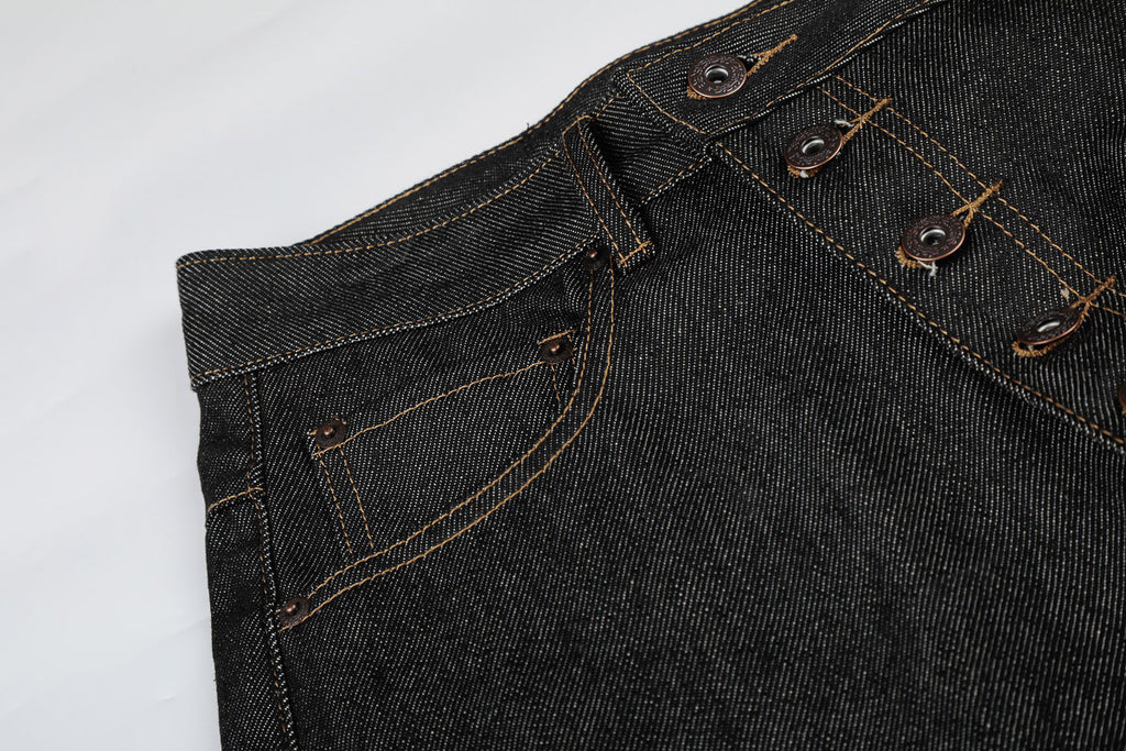 Buckle Baggy Denim Pant