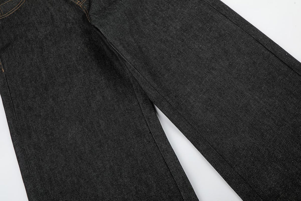 Buckle Baggy Denim Pant