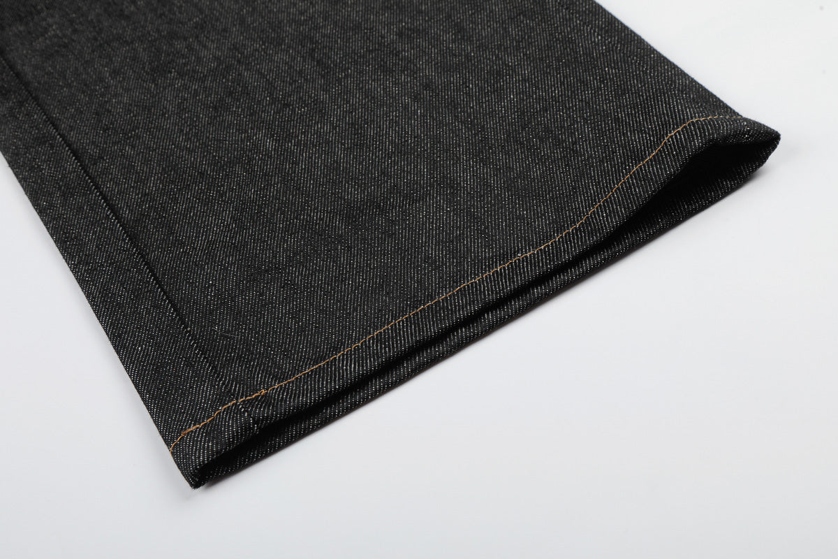 Buckle Baggy Denim Pant