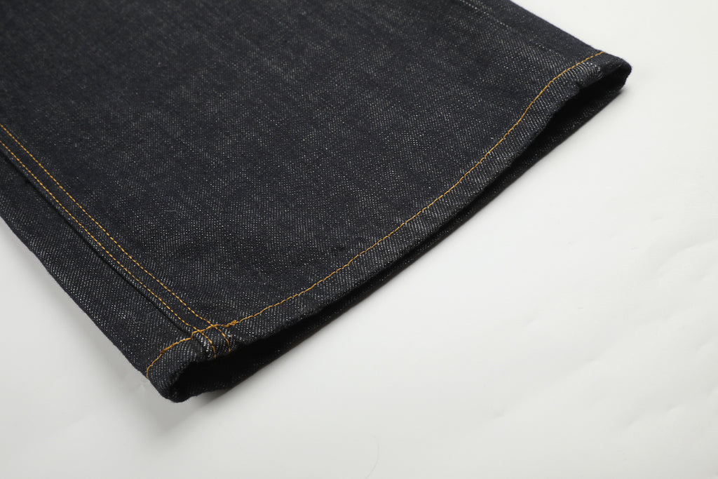 Asymmetric Fly Baggy Denim Pant