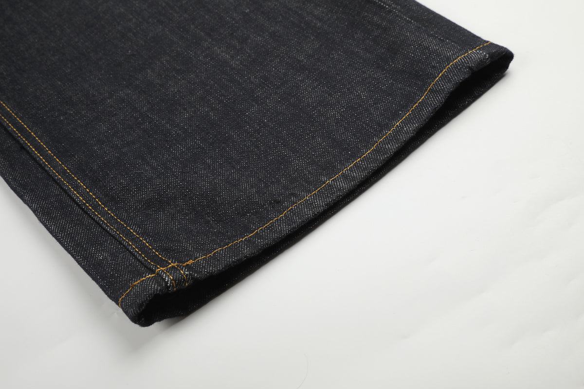 Asymmetric Fly Baggy Denim Pant