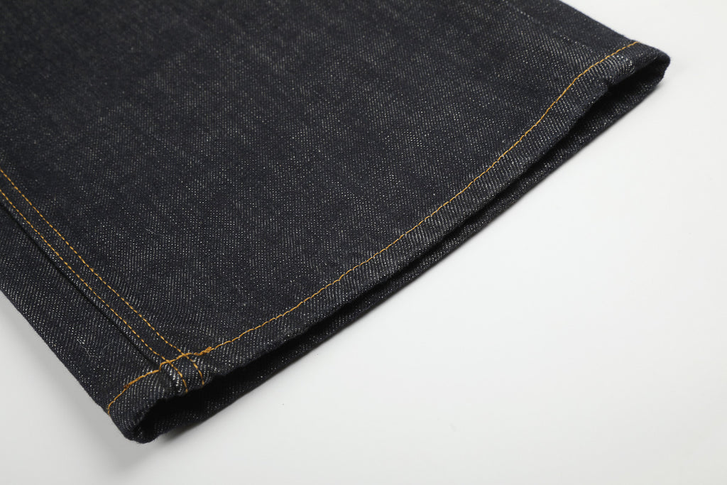 Asymmetric Fly Baggy Denim Pant