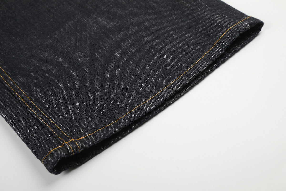 Asymmetric Fly Baggy Denim Pant
