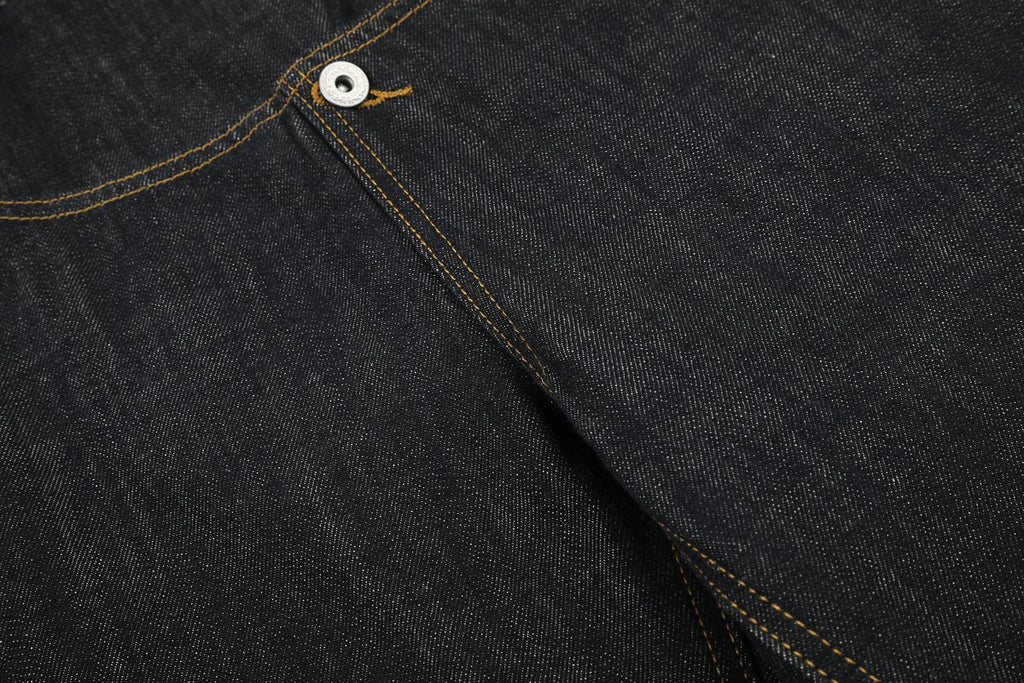 Asymmetric Fly Baggy Denim Pant