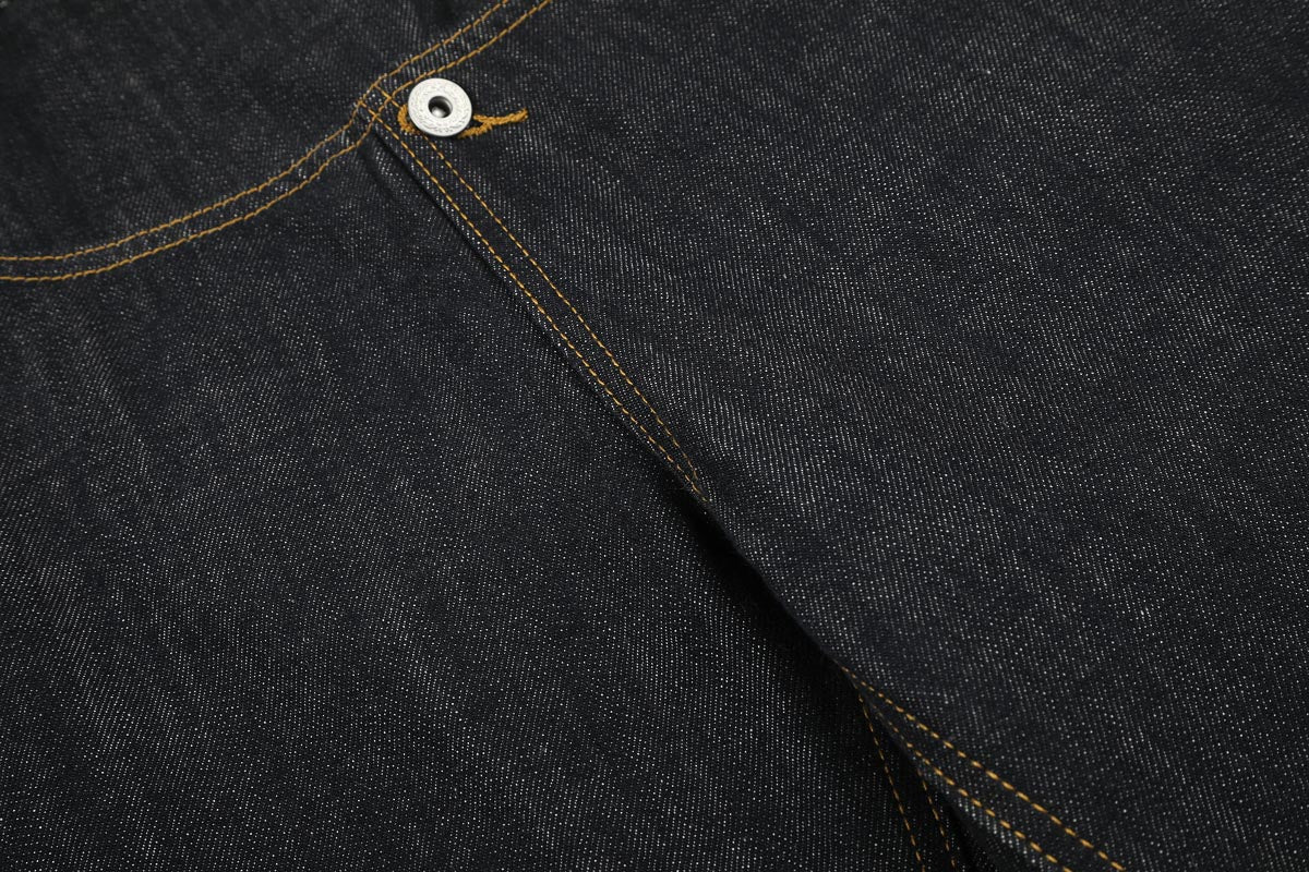 Asymmetric Fly Baggy Denim Pant