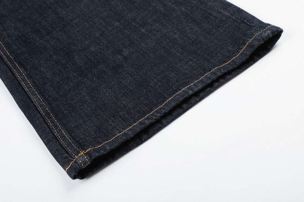Button Detail Baggy Denim Pant