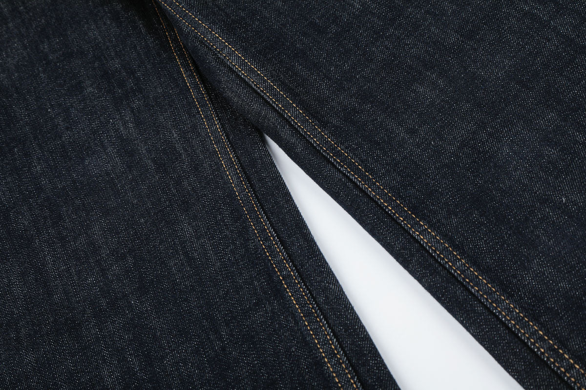 Button Detail Baggy Denim Pant