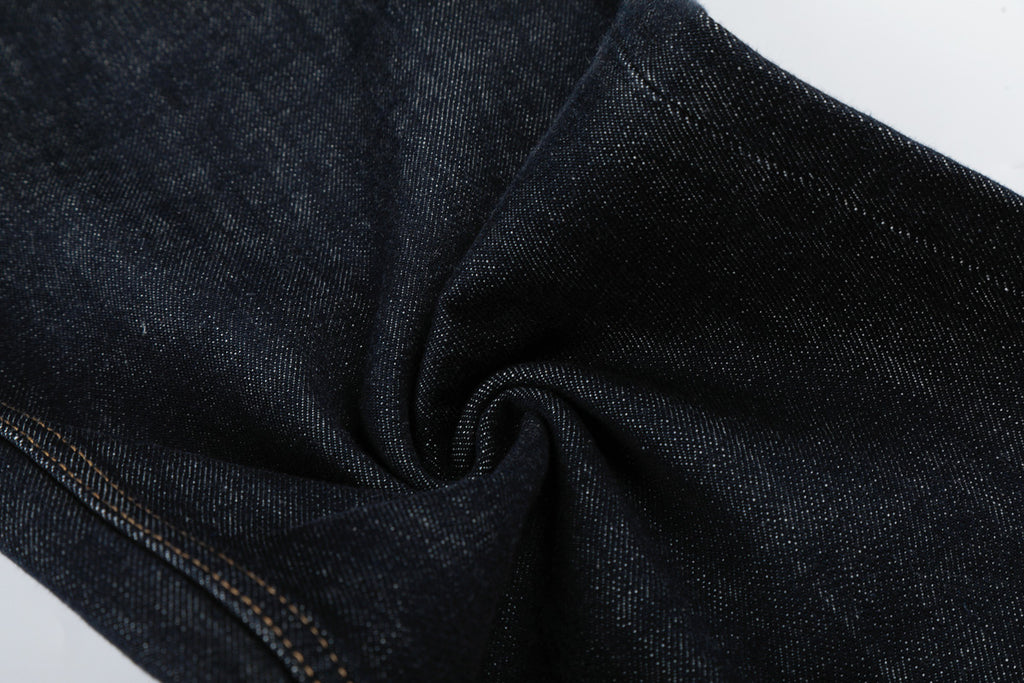Button Detail Baggy Denim Pant
