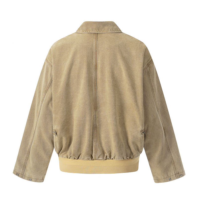 Distressed Workwear Barn Jacket