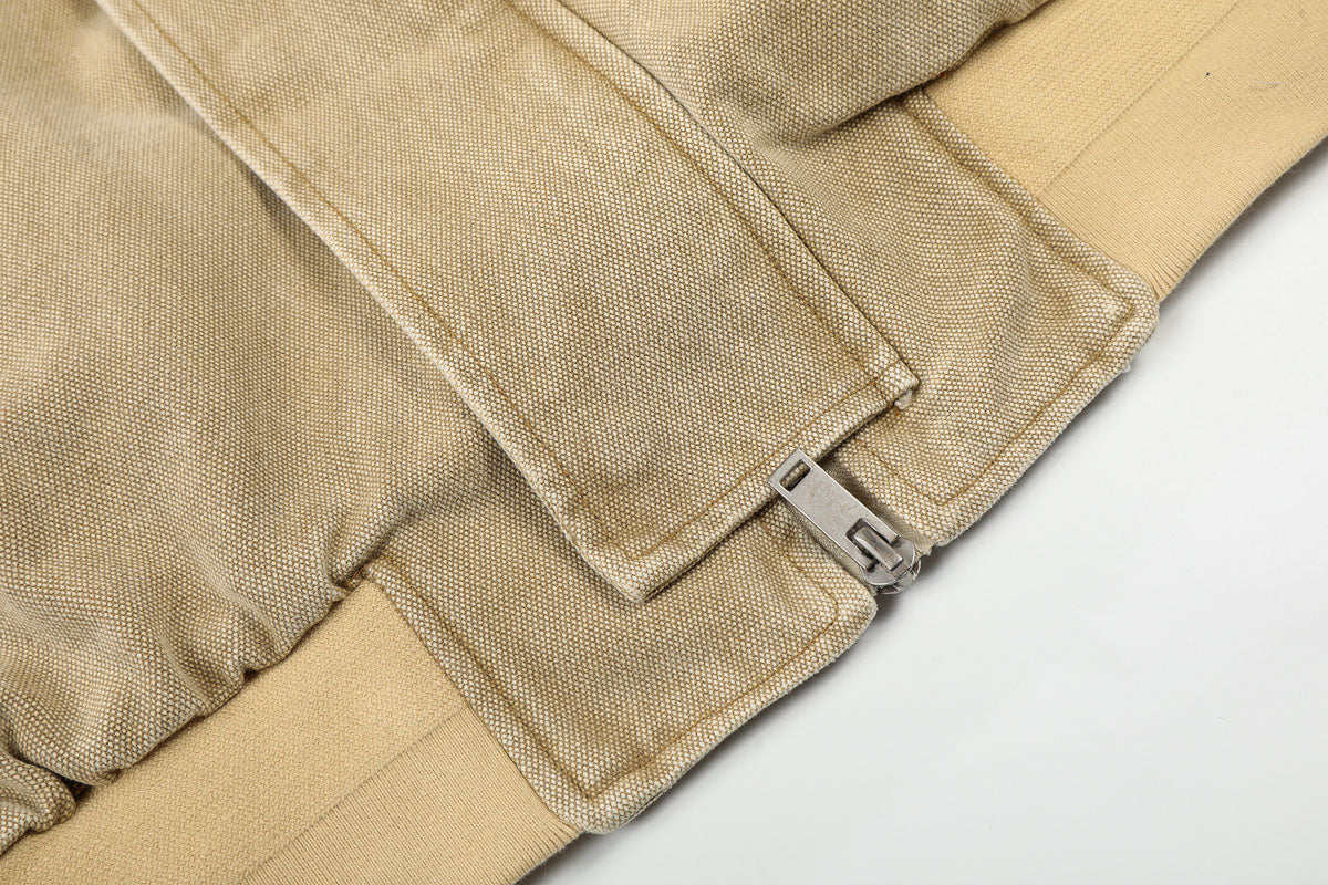 Distressed Workwear Barn Jacket