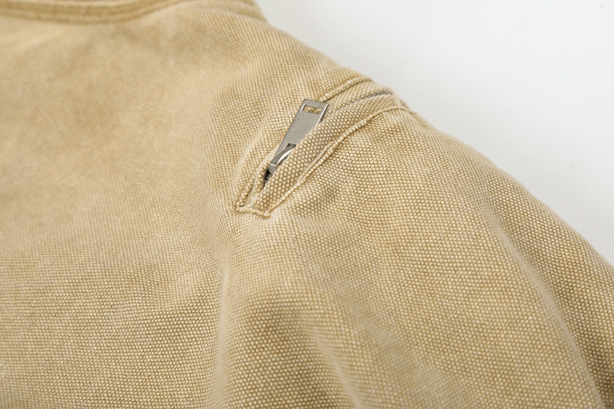 Distressed Workwear Barn Jacket