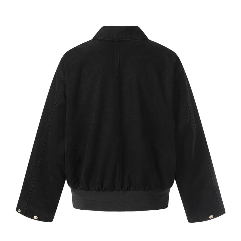Distressed Workwear Barn Jacket