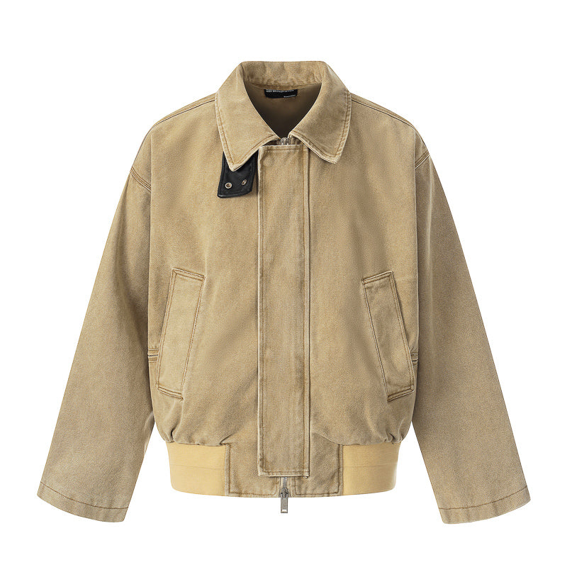 Distressed Workwear Barn Jacket