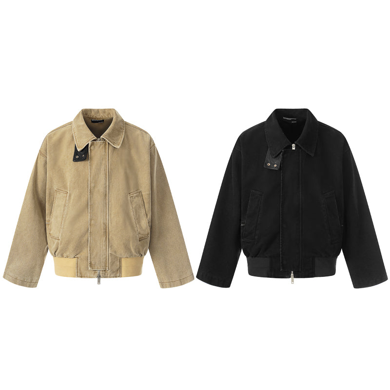 Distressed Workwear Barn Jacket