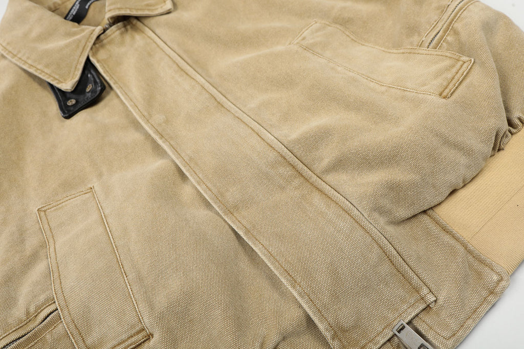 Distressed Workwear Barn Jacket